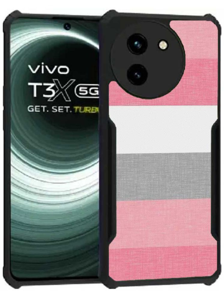     			COBERTA Multicolor Printed Back Cover Polycarbonate Compatible For Vivo T3x 5G ( Pack of 1 )