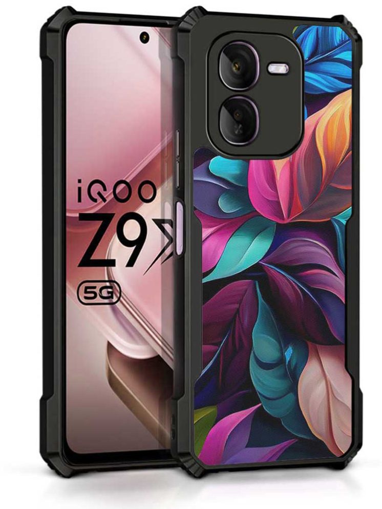     			COBERTA Multicolor Printed Back Cover Polycarbonate Compatible For iQOO Z9x 5G ( Pack of 1 )