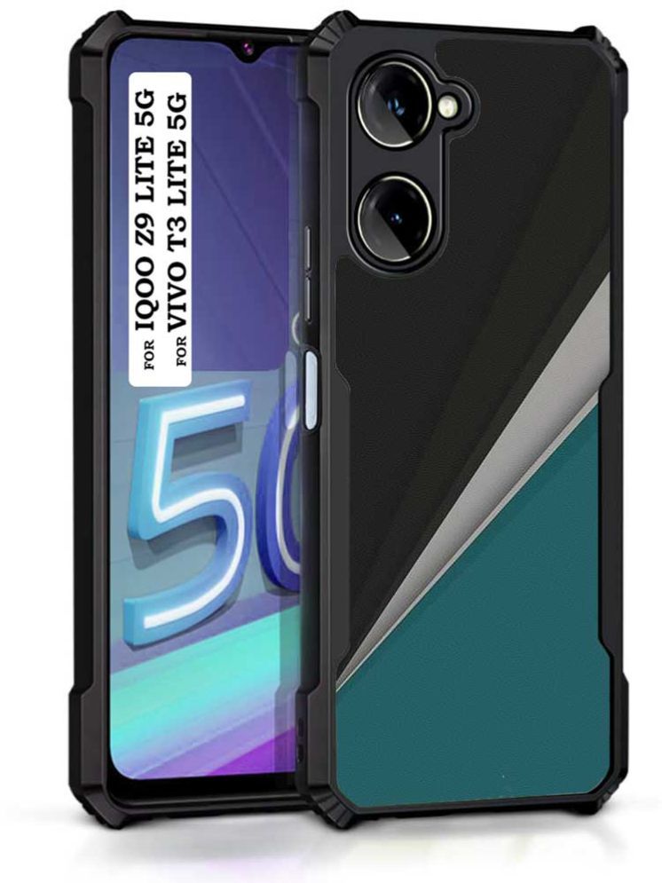     			COBERTA Multicolor Printed Back Cover Polycarbonate Compatible For Vivo T3 Lite 5G ( Pack of 1 )