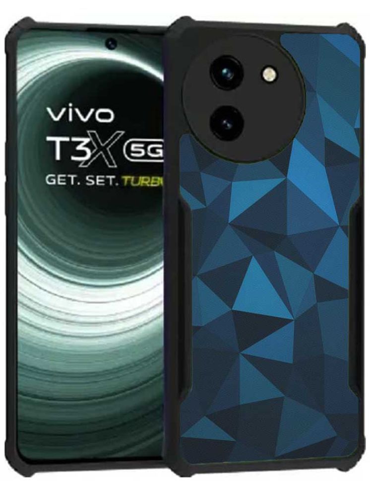     			COBERTA Multicolor Printed Back Cover Polycarbonate Compatible For Vivo T3x 5G ( Pack of 1 )