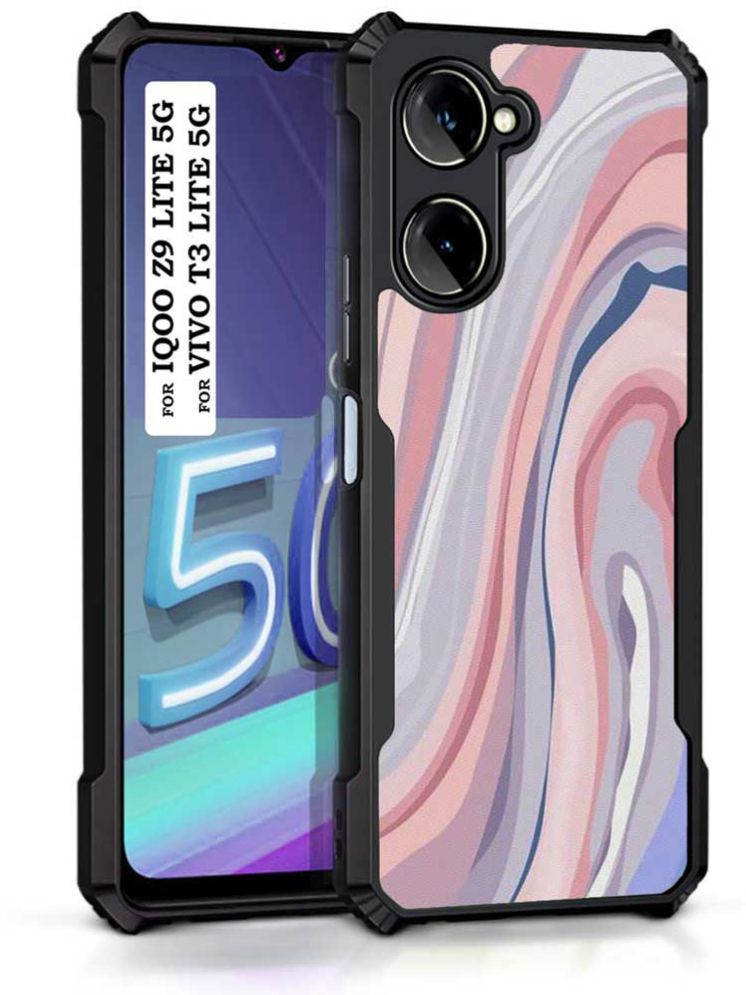     			COBERTA Multicolor Printed Back Cover Polycarbonate Compatible For Vivo T3 Lite 5G ( Pack of 1 )