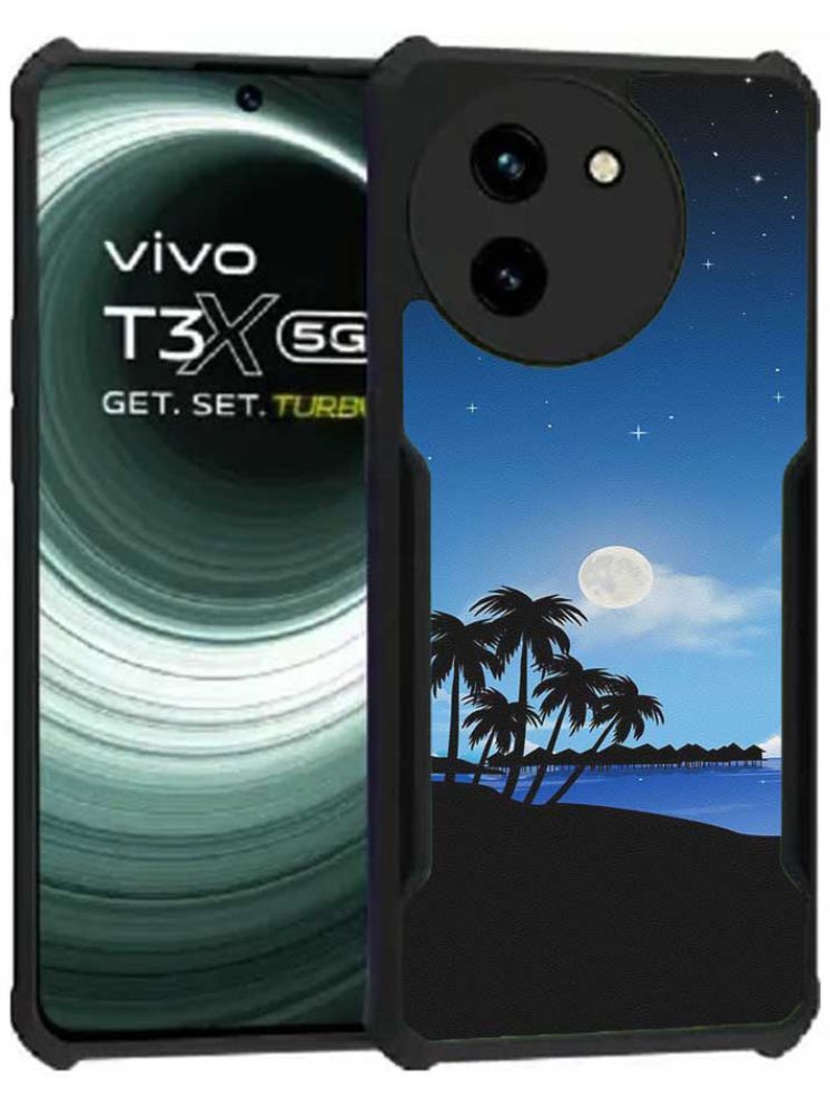     			COBERTA Multicolor Printed Back Cover Polycarbonate Compatible For Vivo T3x 5G ( Pack of 1 )