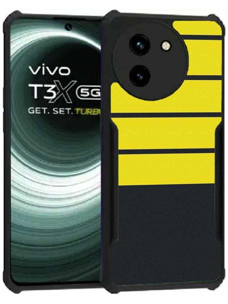     			COBERTA Multicolor Printed Back Cover Polycarbonate Compatible For Vivo T3x 5G ( Pack of 1 )