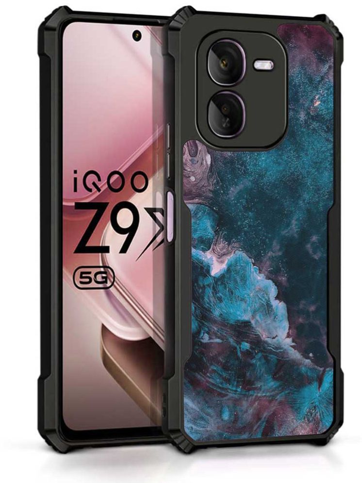     			COBERTA Multicolor Printed Back Cover Polycarbonate Compatible For iQOO Z9x 5G ( Pack of 1 )