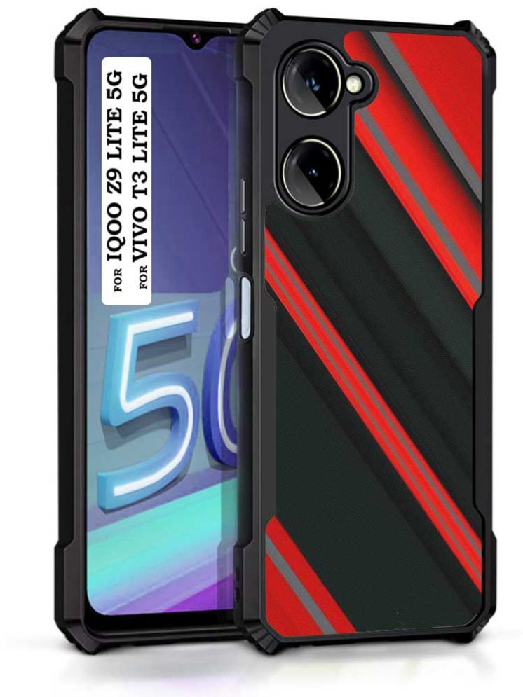     			COBERTA Multicolor Printed Back Cover Polycarbonate Compatible For Vivo T3 Lite 5G ( Pack of 1 )