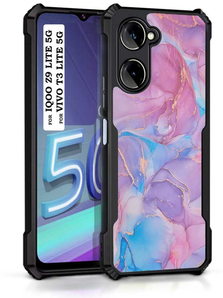     			COBERTA Multicolor Printed Back Cover Polycarbonate Compatible For Vivo T3 Lite 5G ( Pack of 1 )