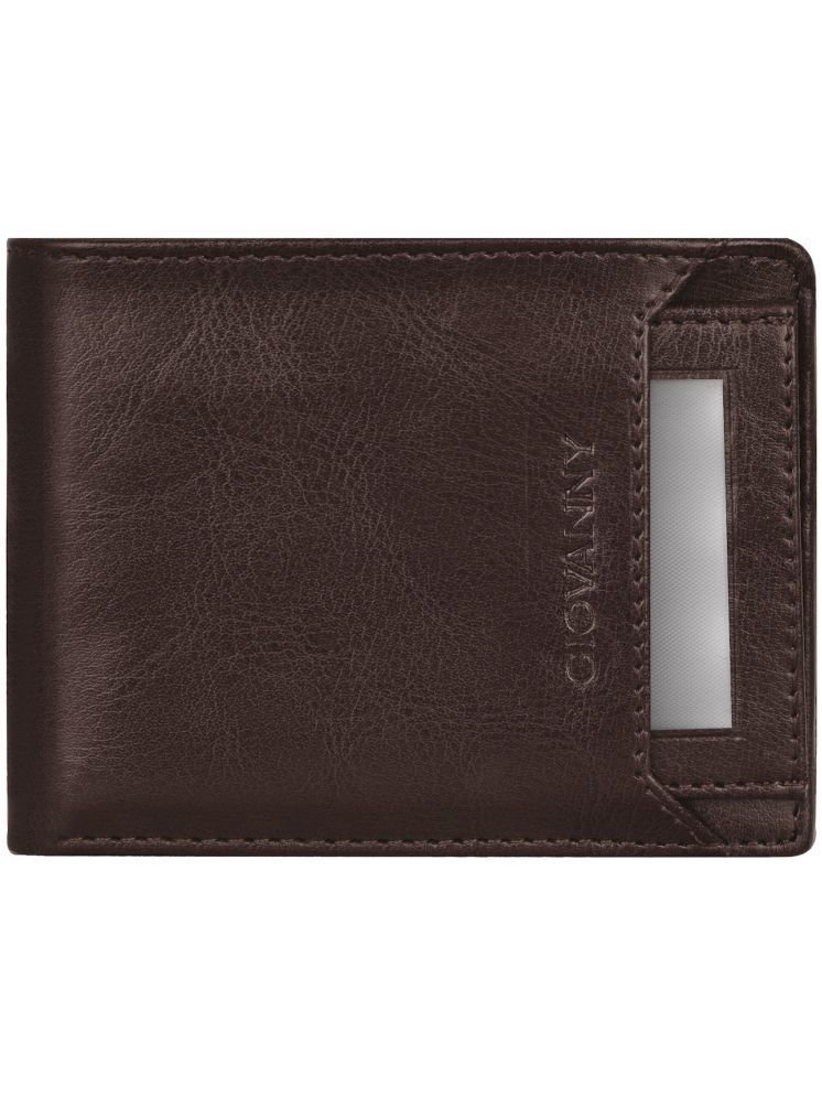     			GIOVANNY Brown Faux Leather Men's Regular Wallet ( Pack of 1 )