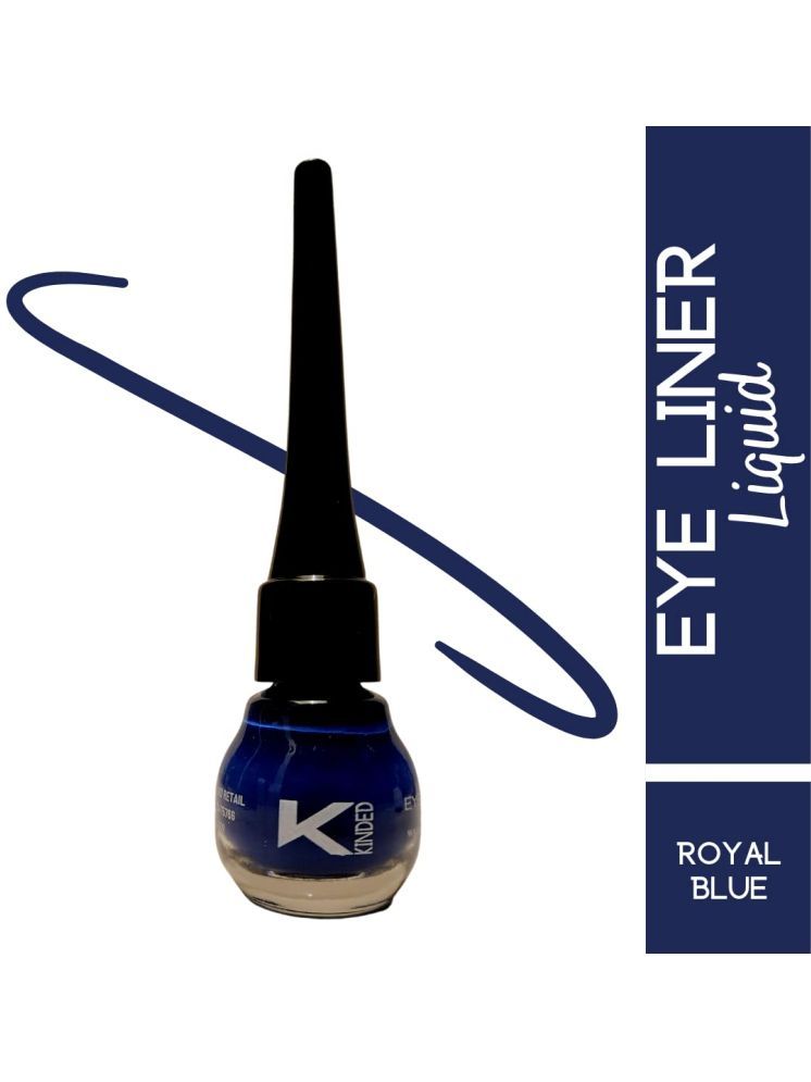     			KINDED Blue Matte Eye Liner Liquid ( Pack of 1 )