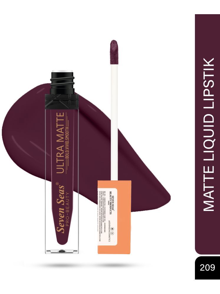     			Seven Seas Ultra Matte BOLD,VIVID,SMOOTH The Luxurious Smooth Lipcolor Liquid Lipstick(Castro)