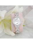 EEWHI Silver Metal Analog Womens Watch