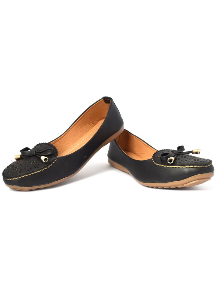     			Aishwary Glams Black Women's Casual Ballerinas