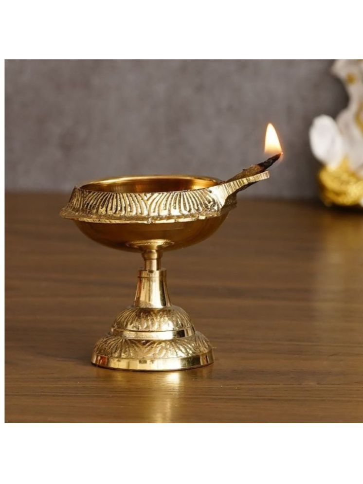     			Art N Hub Brass Table Diya - Pack of 1