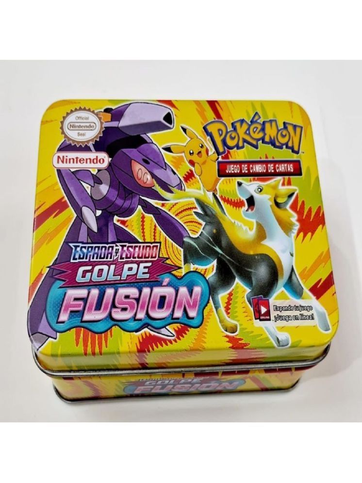     			Bluebell Mini Poke-Moon GOLPE FUSION STRIKE Totally Surprising Card in Attractive Metal Tin Box