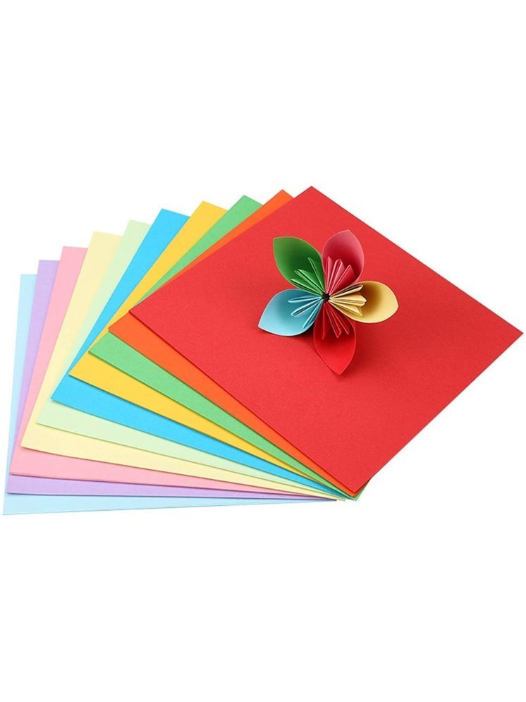     			ECLET A4 100 Coloured Sheets (10 Sheets each color)Copy Printing /Art and Craft Paper Double Sided Coloured Origami Folding DIY Craft Smooth Finish use in Home, School, Office Stationery Children's Day Gift, Birthday Gift, Party Favors,christmas decor etc