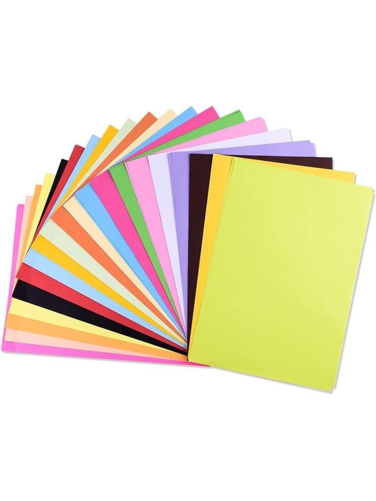     			Eclet A4 50 Coloured Sheets (5 Sheets 10 each color) Copy Printing/Art and Craft Paper Double Sided ColouredOffice Stationery Children's Day Gift, Birthday Gift, Party Favors,christmas decor etc.57