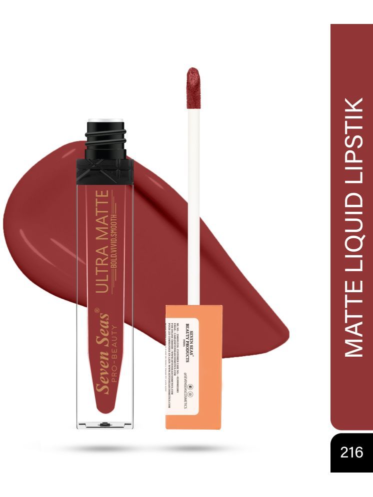     			Seven Seas Ultra Matte BOLD,VIVID,SMOOTH The Luxurious Smooth Lipcolor Liquid Lipstick(Totem Pole)