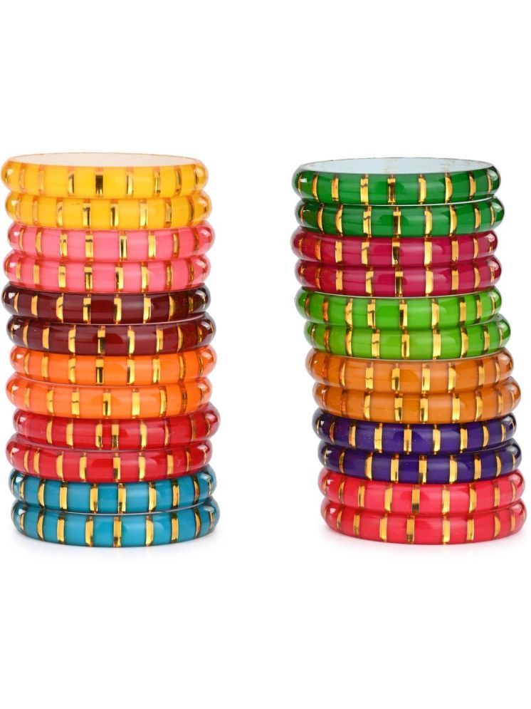     			Somil Multicolor Bangle ( Pack of 24 )