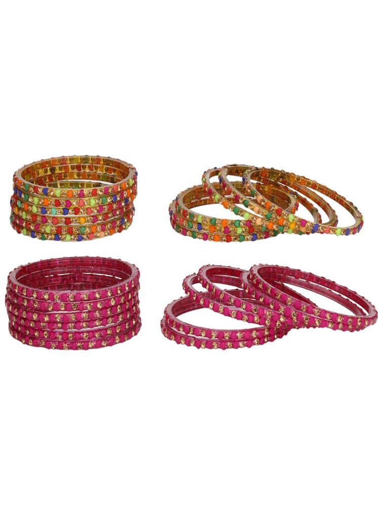     			Somil Multicolor Bangle ( Pack of 24 )