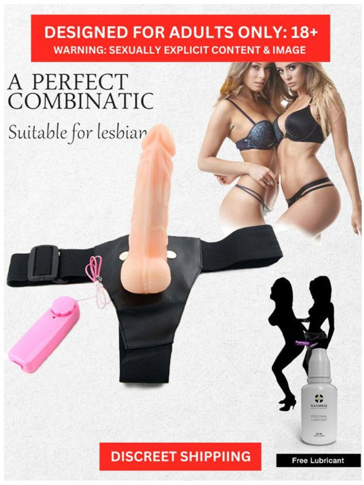     			8 Inch Lesbian Wearable Dildo With Belt Sex Toy For Women And Couples By Knightriders