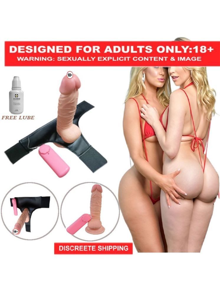     			8 Inch Lesbian Wearable Dildo With Belt Sex Toy For Women And Couples By Knightriders