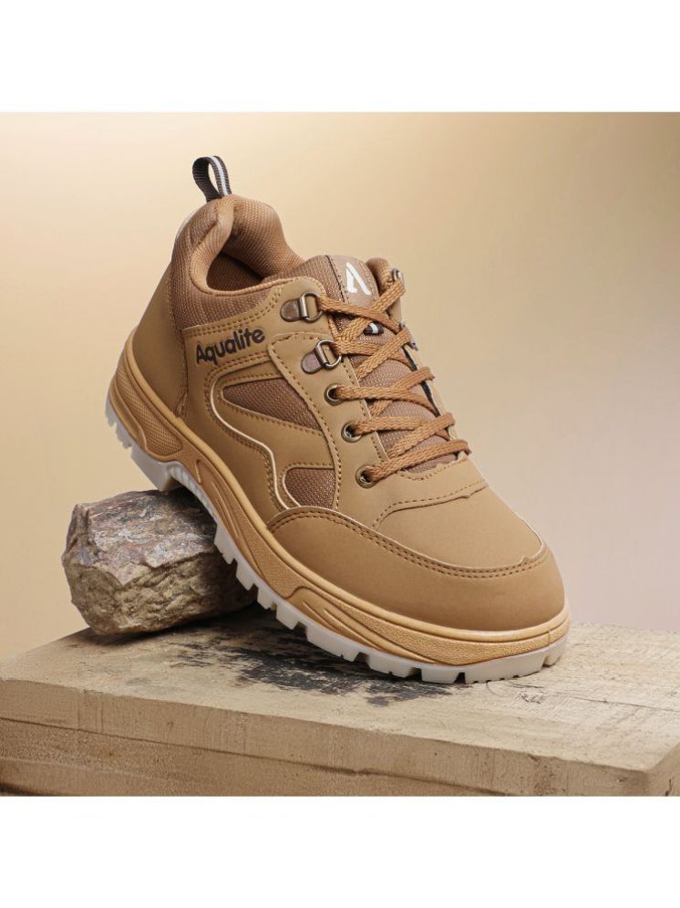     			Aqualite ATR-101 Casual Shoes for Men Tan Men's Trekking Shoes