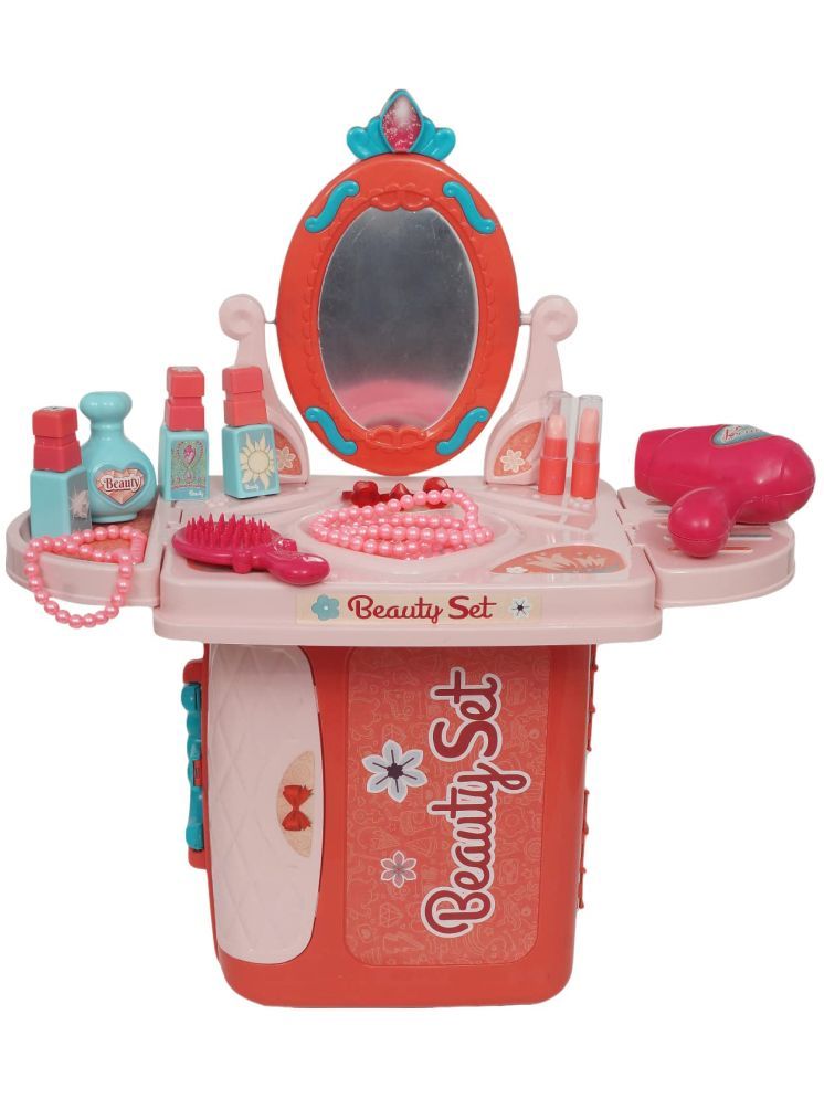     			Bluebell Make Up Kit Toy with Cosmetic Accessories Role Play Dressing Table Beauty for Kids.(Multi Color)