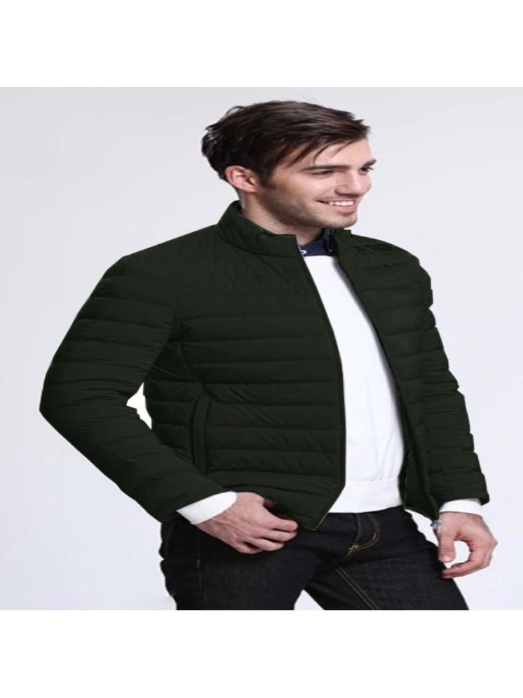     			CAT BUNNY Polyester Men's Puffer Jacket - Green ( Pack of 1 )