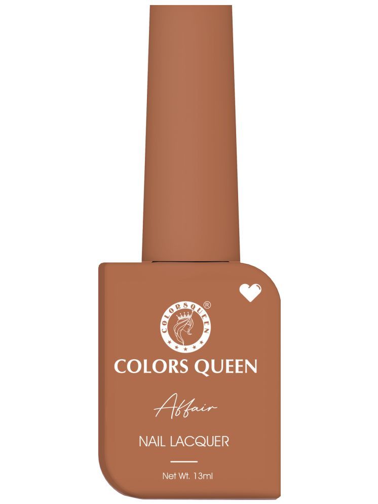     			Colors Queen Affair Nail Polish 13ml, Rusty Cinemon (Shade - 04)