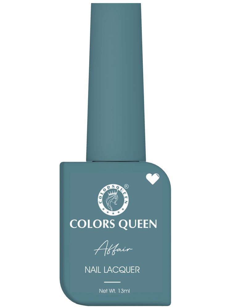     			Colors Queen Affair Nail Polish 13ml, Steel Teal (Shade - 07)