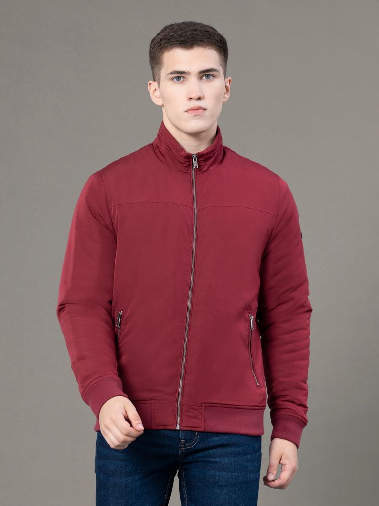     			Red Tape Polyester Men's Quilted & Bomber Jacket - Maroon ( Pack of 1 )