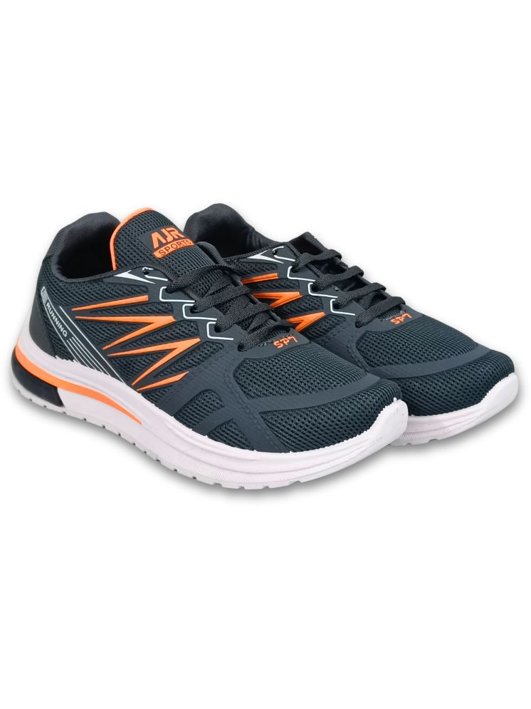     			Spacer HYCROSS-03 Dark Grey,Orange Men's Sports Running Shoes