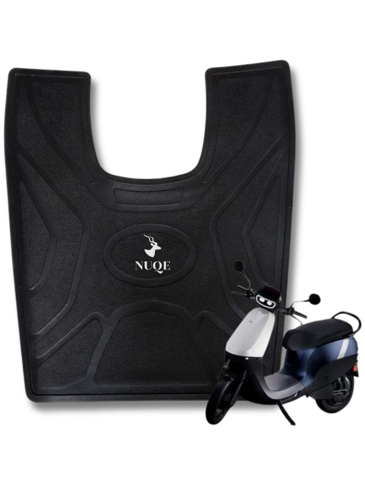     			Nuqe Rubber Two Wheeler Floor Mat | Foot Mat For Ola S1 Air Electric Scooter Black | Footmat Floormat For Ola S1 Air Two Wheeler | Scooter