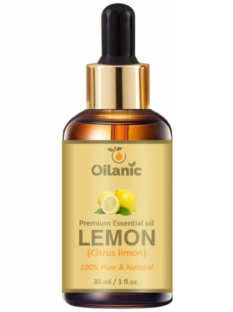     			Oilanic Lemon Detoxifying Essential Oil Green With Dropper 30 mL ( Pack of 1 )