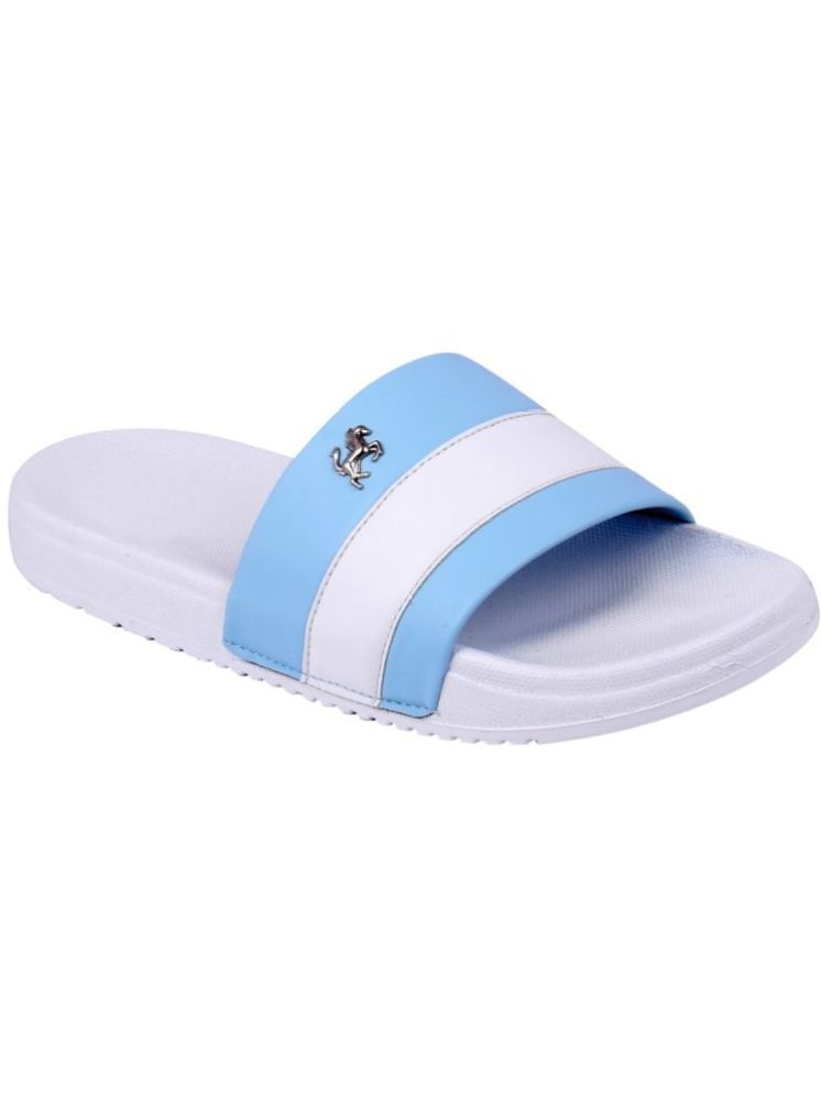     			CLOSHO Blue Men's Slide Flip Flop