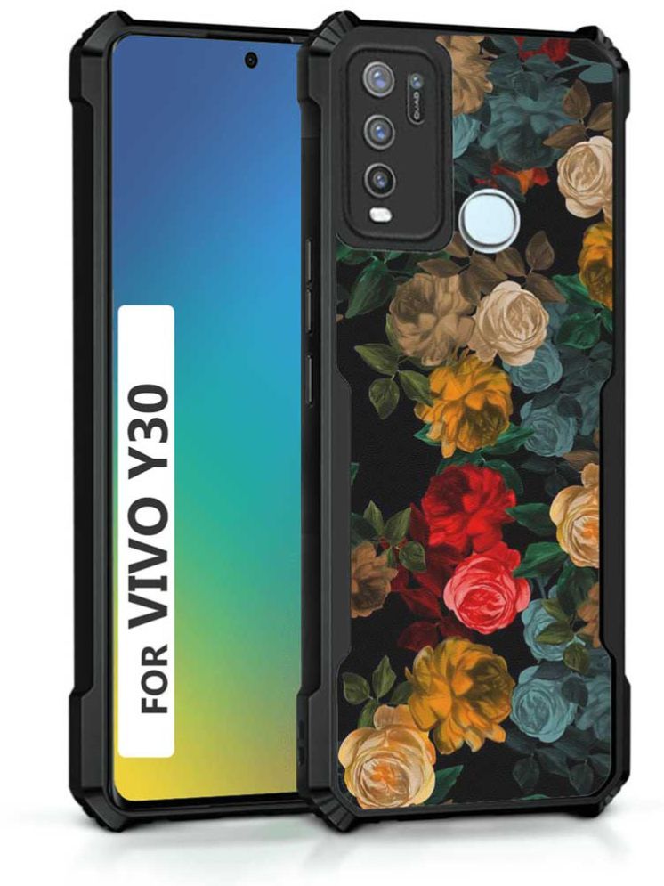     			COBERTA Multicolor Printed Back Cover Polycarbonate Compatible For Vivo Y30 ( Pack of 1 )