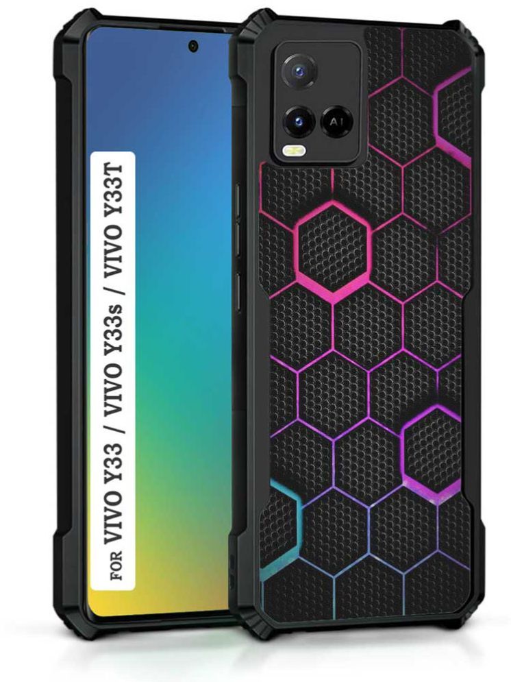     			COBERTA Multicolor Printed Back Cover Polycarbonate Compatible For Vivo Y21A ( Pack of 1 )