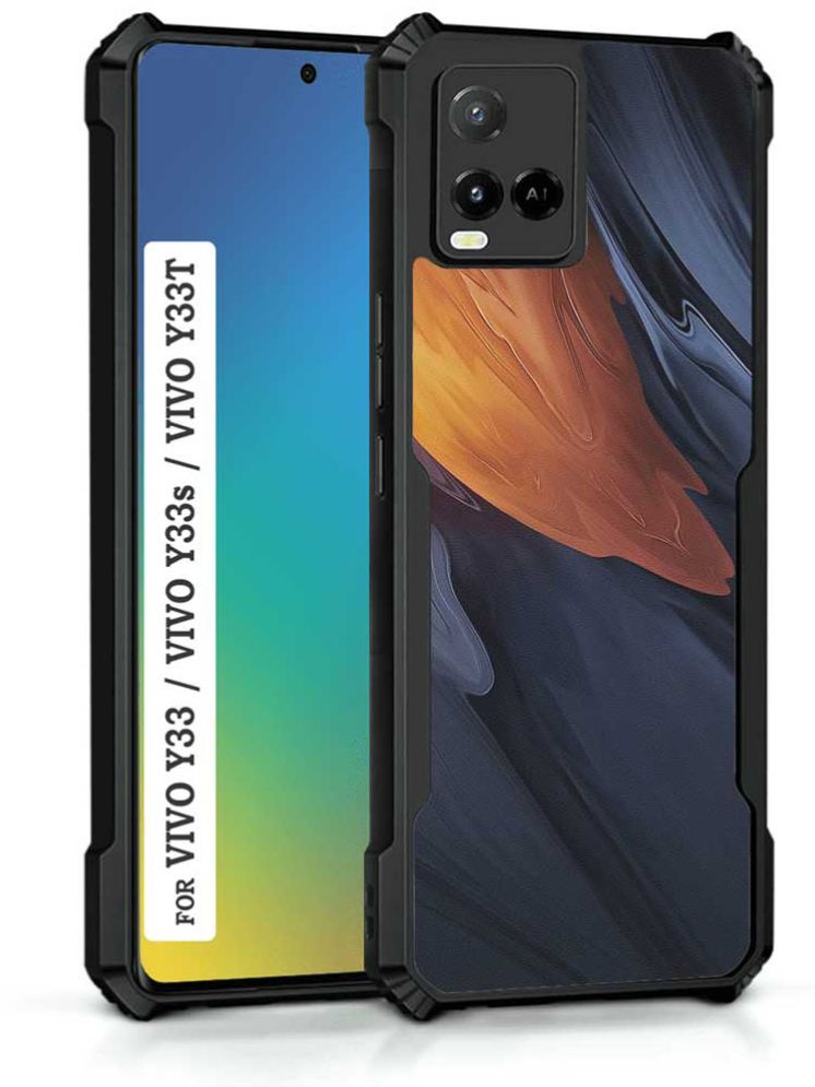     			COBERTA Multicolor Printed Back Cover Polycarbonate Compatible For Vivo Y33T ( Pack of 1 )