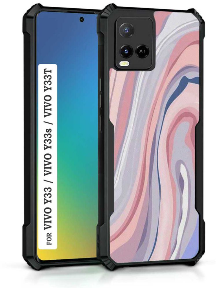     			COBERTA Multicolor Printed Back Cover Polycarbonate Compatible For Vivo y21t ( Pack of 1 )