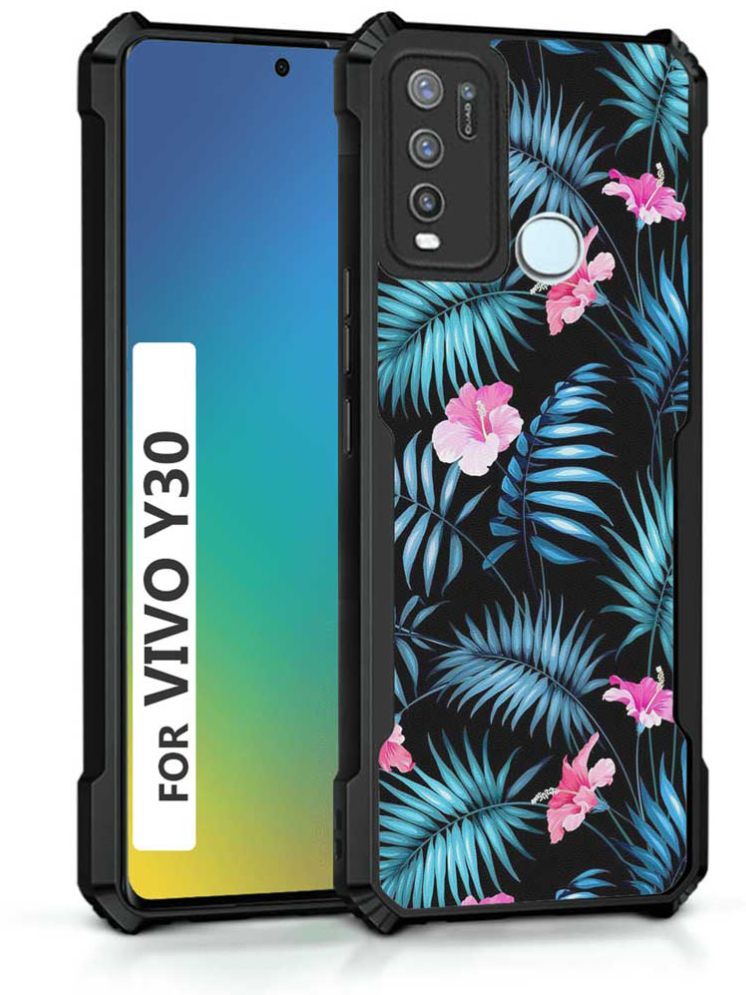     			COBERTA Multicolor Printed Back Cover Polycarbonate Compatible For Vivo Y30 ( Pack of 1 )