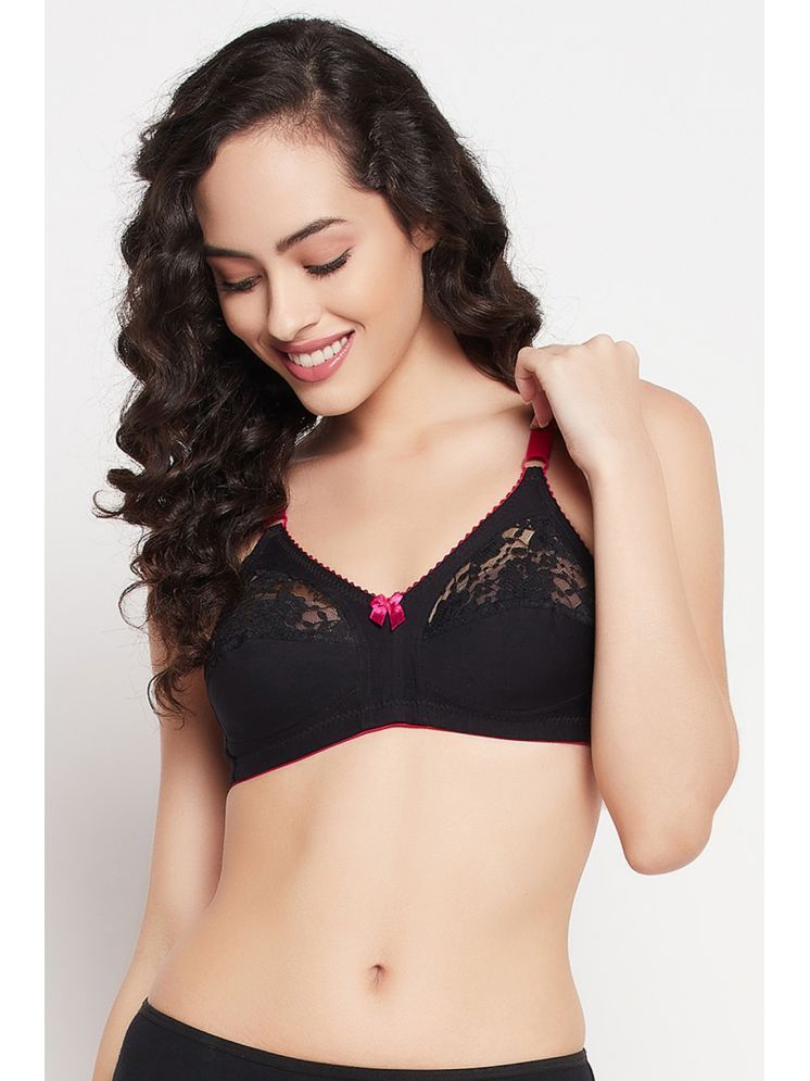     			Clovia Cotton Non Padded Women's Everyday Bra ( Black ) BR5003R13