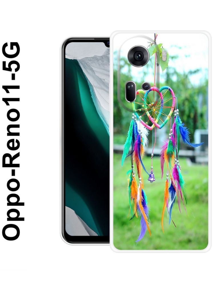     			PAEDICON Multicolor Printed Back Cover Silicon Compatible For OPPO Reno 11 5G ( Pack of 1 )