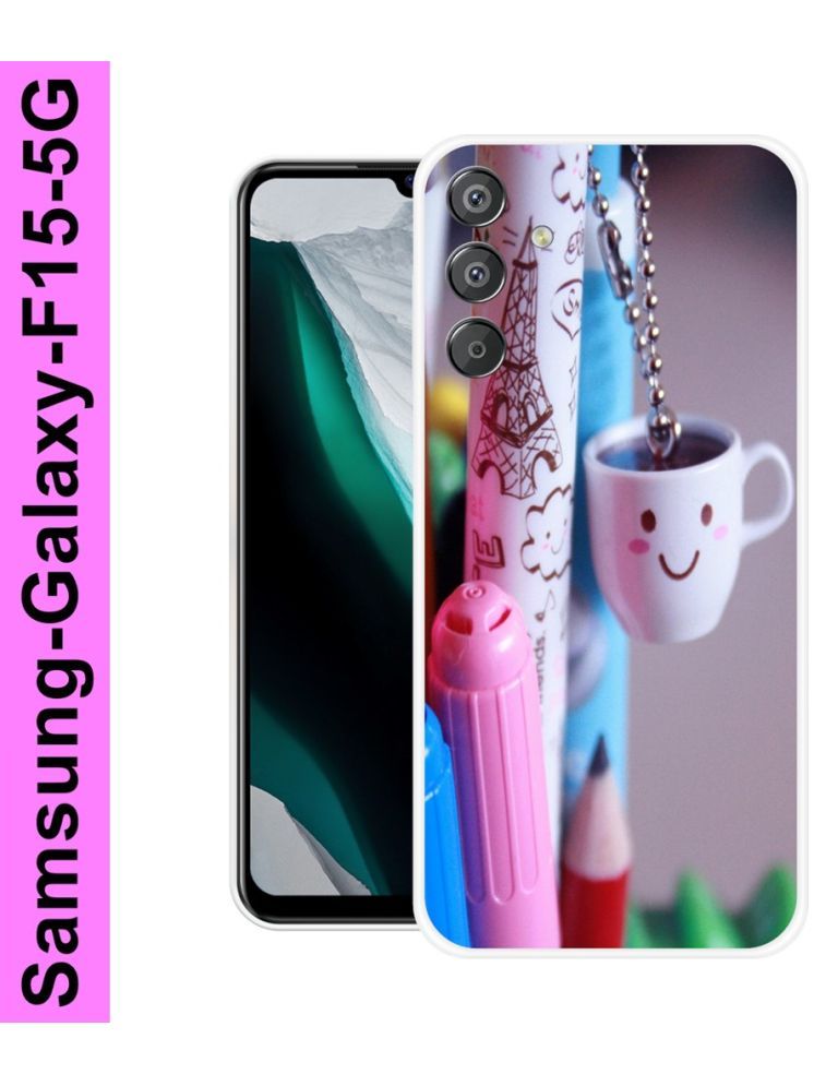     			PAEDICON Multicolor Printed Back Cover Silicon Compatible For Samsung Galaxy M15 5G ( Pack of 1 )