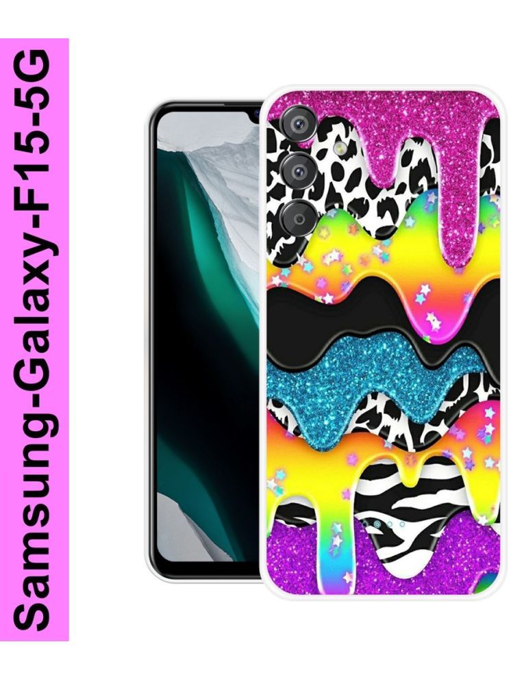     			PAEDICON Multicolor Printed Back Cover Silicon Compatible For Samsung Galaxy M15 5G ( Pack of 1 )