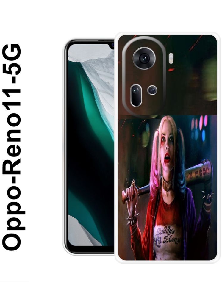     			PAEDICON Multicolor Printed Back Cover Silicon Compatible For OPPO Reno 11 5G ( Pack of 1 )