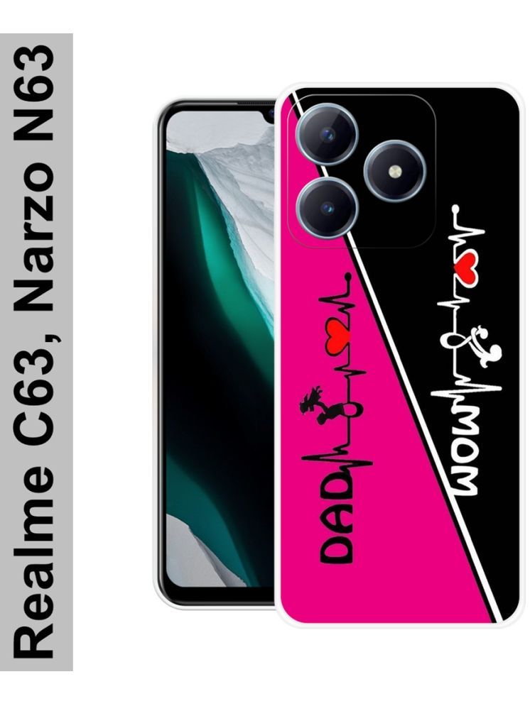     			PAEDICON Multicolor Printed Back Cover Silicon Compatible For Realme C63 5G ( Pack of 1 )