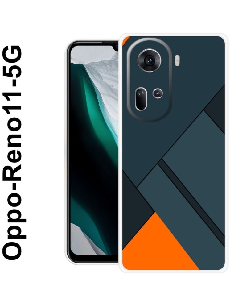     			PAEDICON Multicolor Printed Back Cover Silicon Compatible For OPPO Reno 11 5G ( Pack of 1 )