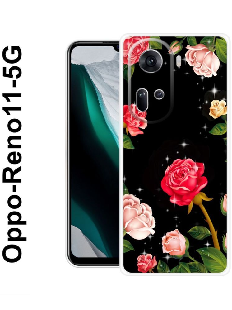     			PAEDICON Multicolor Printed Back Cover Silicon Compatible For OPPO Reno 11 5G ( Pack of 1 )