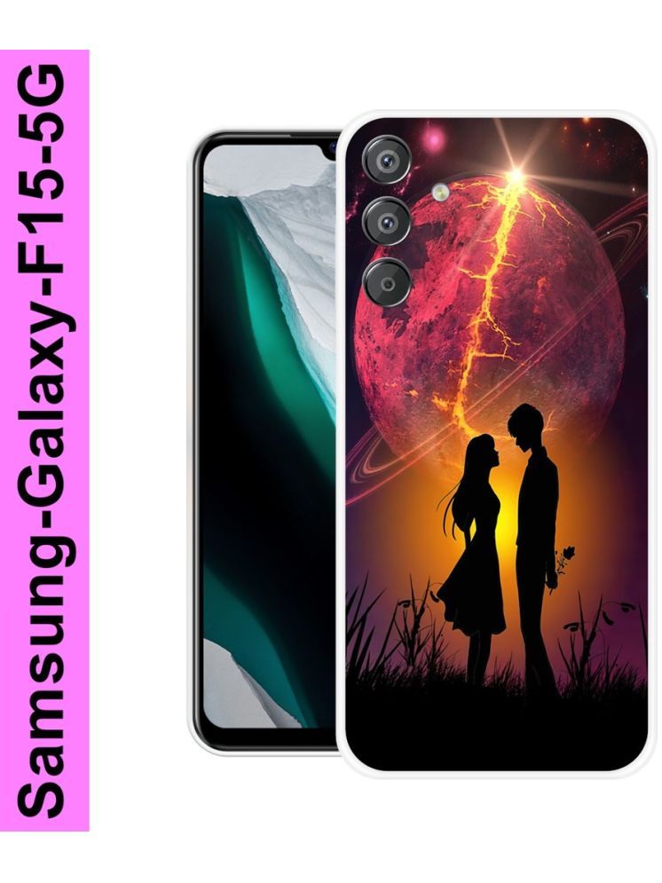     			PAEDICON Multicolor Printed Back Cover Silicon Compatible For Samsung Galaxy M15 5G ( Pack of 1 )