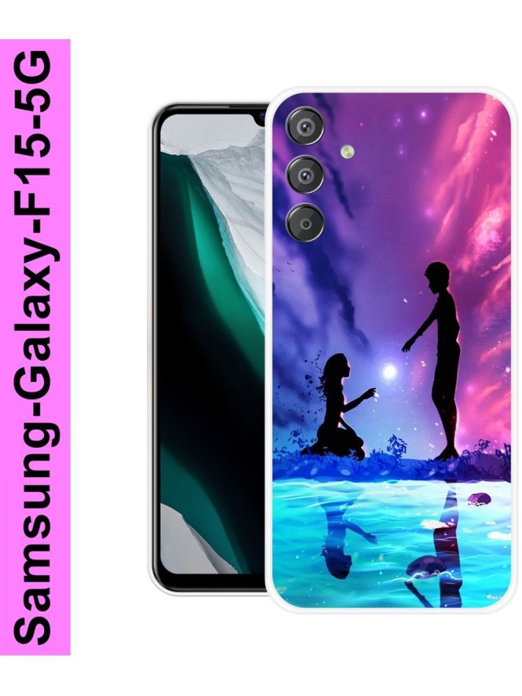     			PAEDICON Multicolor Printed Back Cover Silicon Compatible For Samsung Galaxy M15 5G ( Pack of 1 )