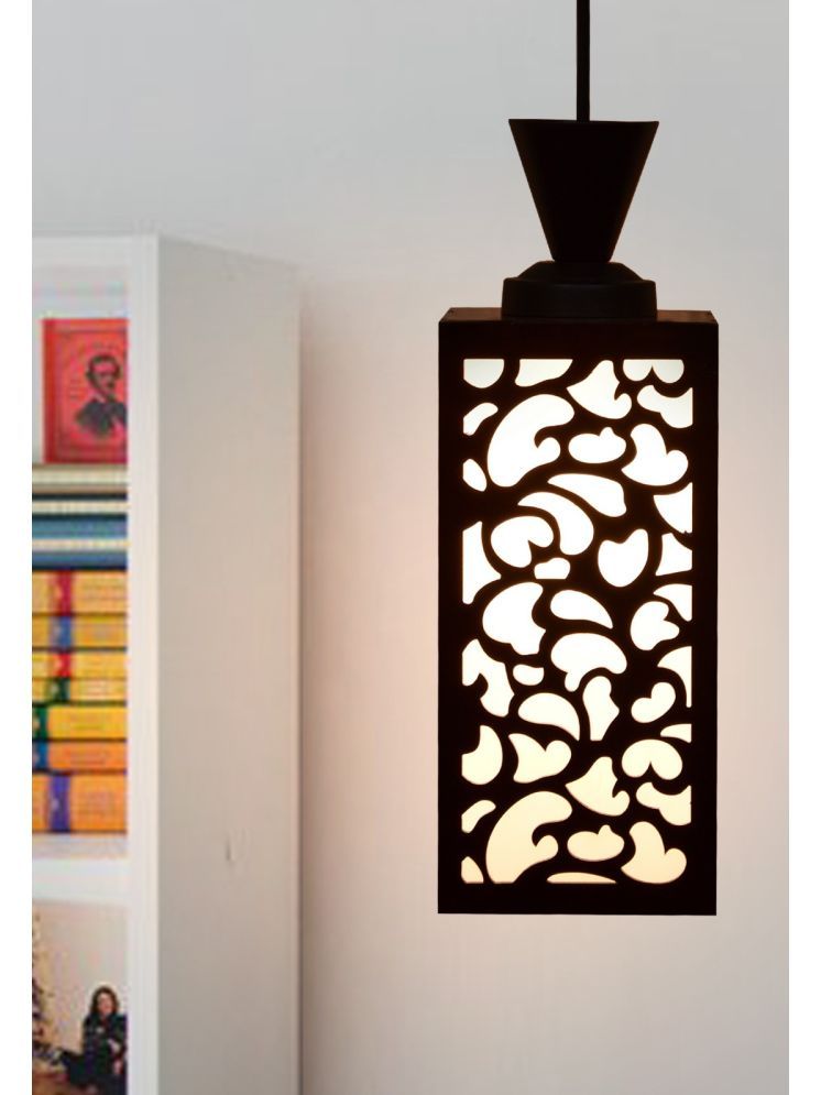     			Somil Wood Pendant Black - Pack of 1